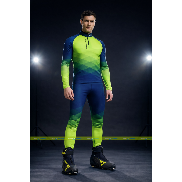 Гоночный комбинезон Victory Code AURORA K blue/lime