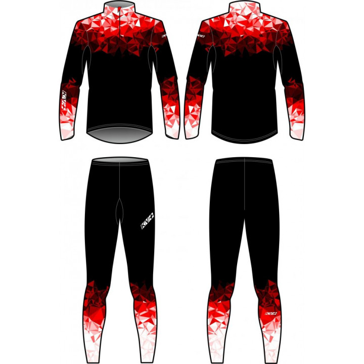 Комбинезон гоночный KV+ TORNADO 2 23V118.3 black/red/white