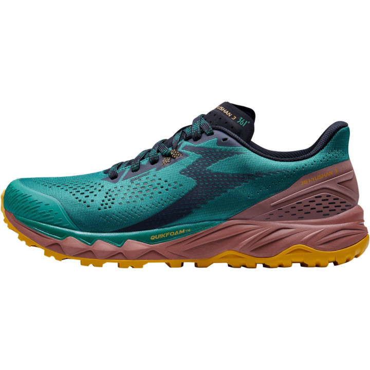 Кроссовки 361 YUSHAN Y2303 7209 dark green/black