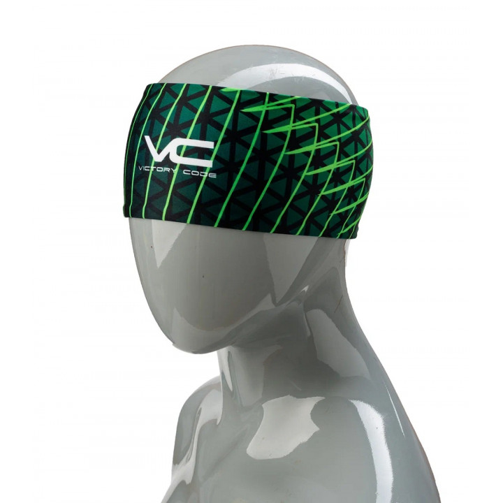 Повязка Victory Code QUANTUM 02 black/lime