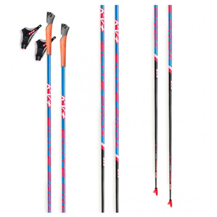 Палки лыжные KV+ ELITE PRO QCD 25P020Q blue