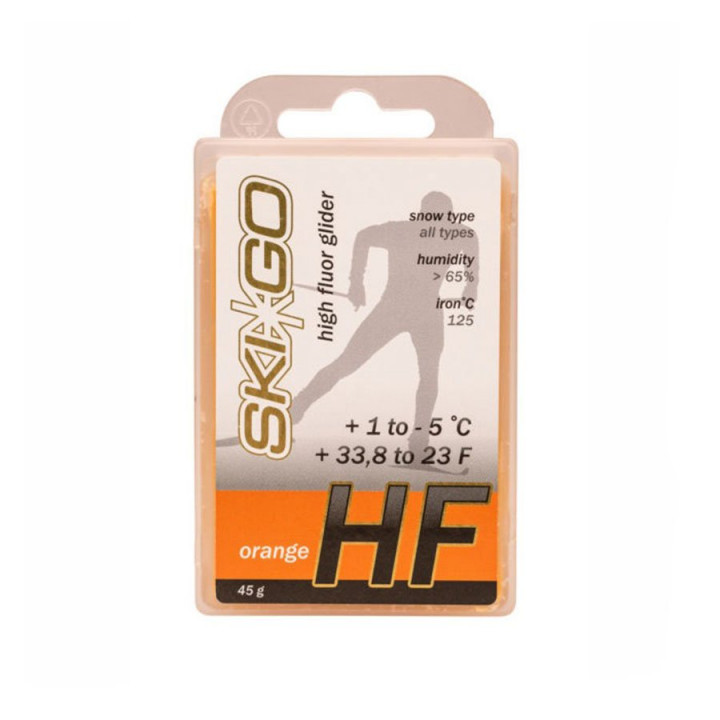 Парафин Skigo HF ORANGE /+1...-5/ 45 гр. orange