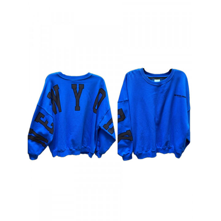Джемпер PullBear NEW YORK blue